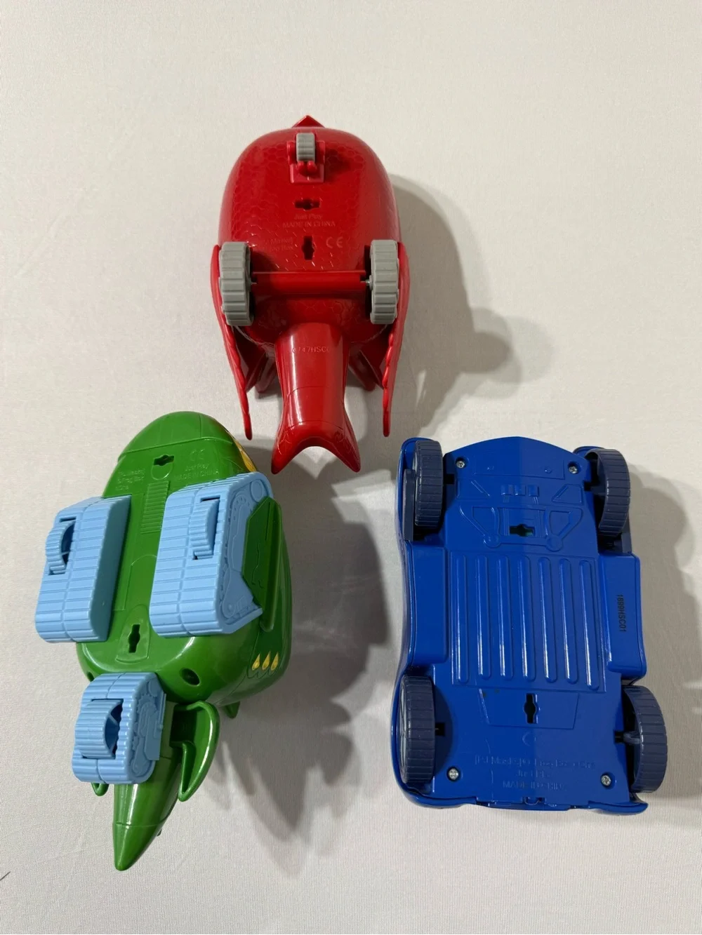 PJ Masks 3 Action Figures & 3 Vehicles-Owlette, Gekko, Catboy
